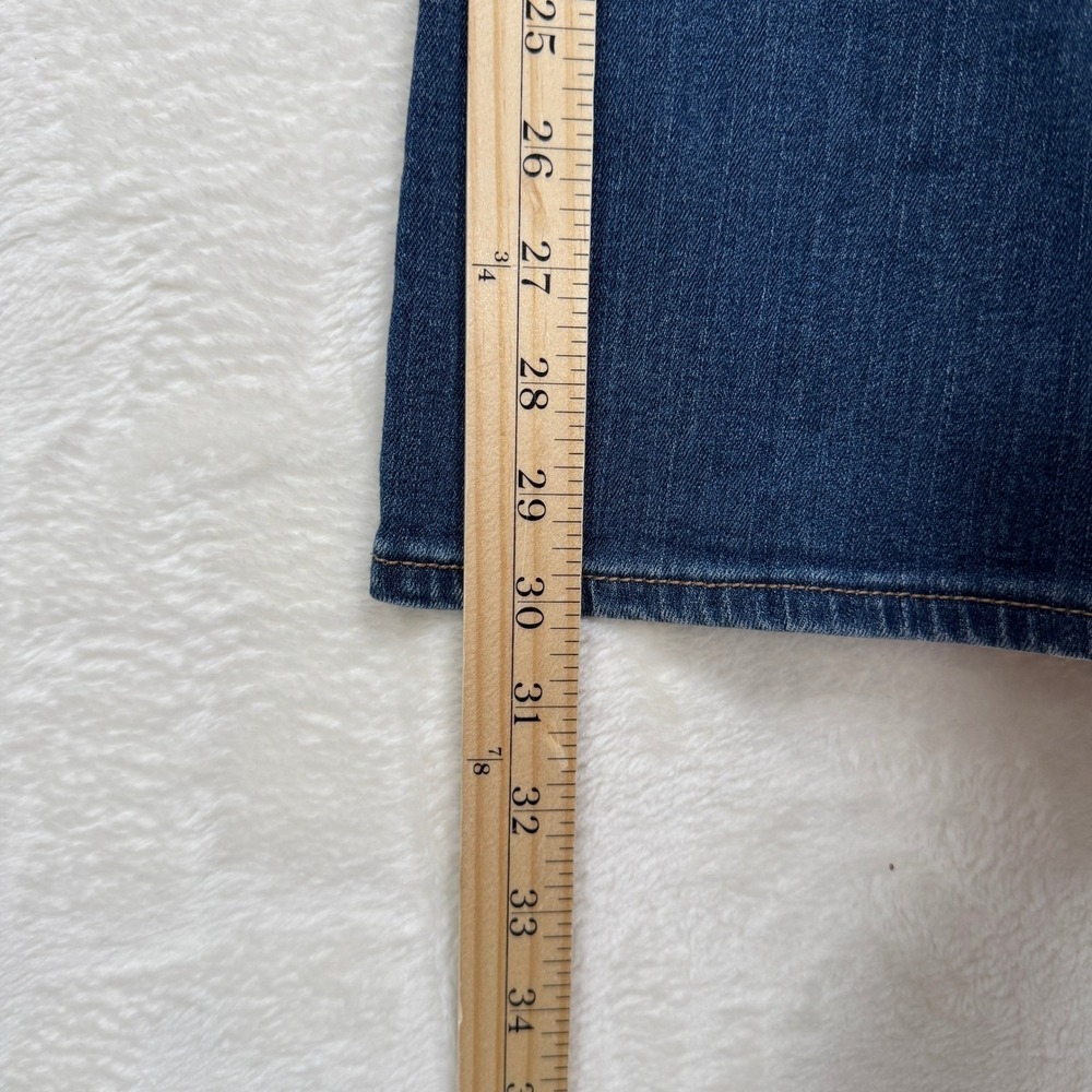 Gap Jeans Women 14/32R Dark Blue Premium Bootcut Mid Rise Stretch Denim Pants - Picture 6 of 13